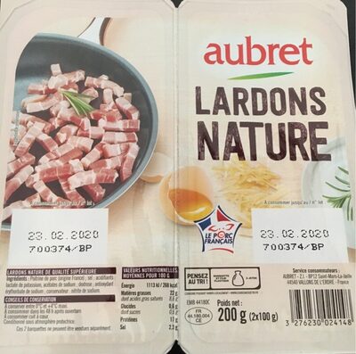 Lardons nature