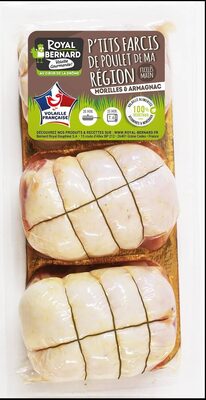 3 P'tits farcis de poulet morilles-armagnac