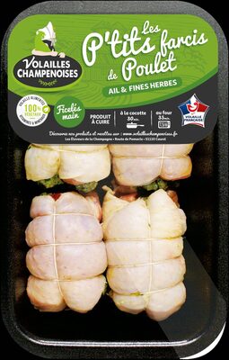 4 P'tits farcis de poulet Ail et fines herbes
