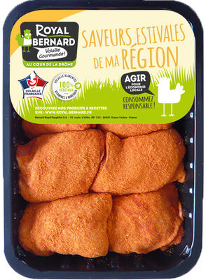 8 Hauts de cuisse de poulet assaisonné paprika