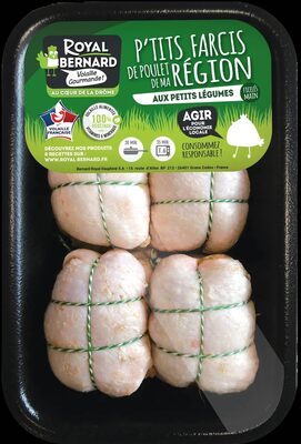 4 P'tits farcis de poulet aux légumes