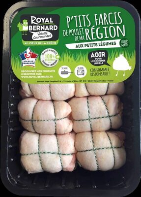 8 P'tits farcis de poulet aux légumes