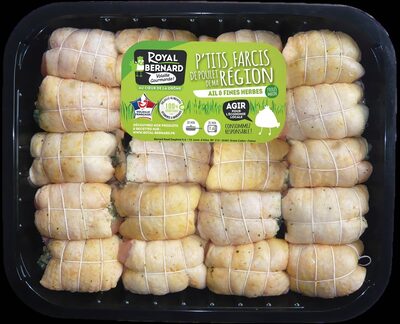 20 P'tits farcis de poulet Ail et fines herbes