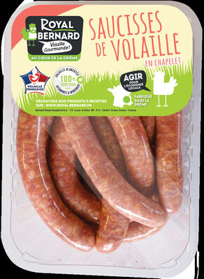 Saucisse nature en chapelet