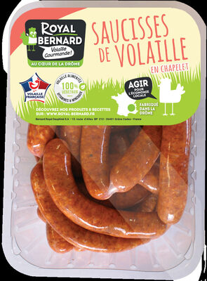 Saucisses de dinde au chorizo en chapelet