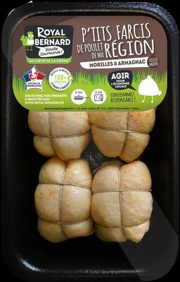 4 P'tits farcis de poulet morilles-armagnac