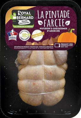 Pintade Farcie Potiron et Châtaignes de l'Ardèche