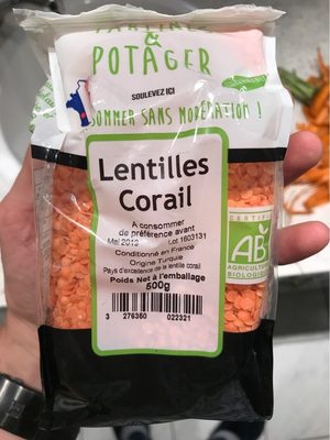Lentilles corail