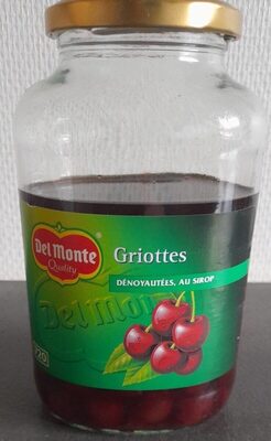 Griottes dénoyautées au sirop