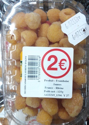 Framboises jaunes