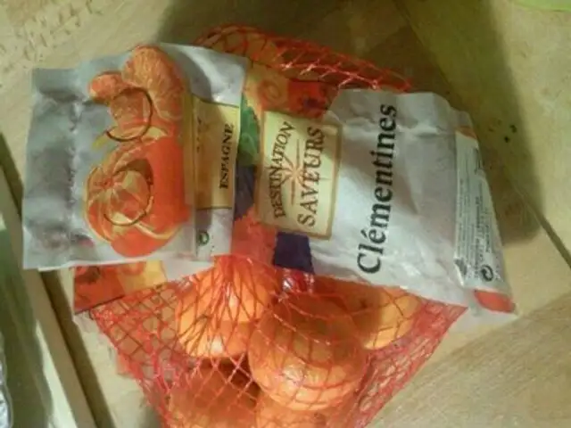 Mandarines front packaging