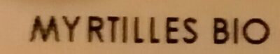 myrtilles ingredients label