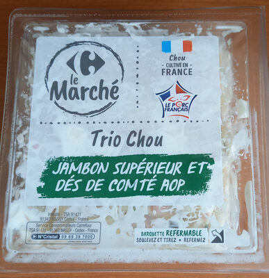 Trio chou jambon Aux dés de comté AOP