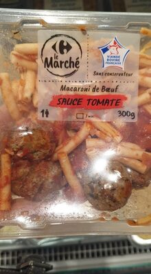 Macaroni de Bœuf SAUCE TOMATE