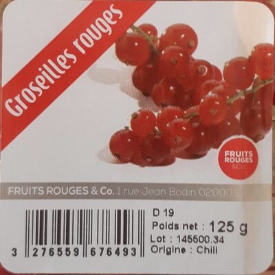 Groseilles rouges