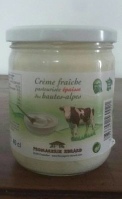 Crème fraîche pasteurisée épaisse des hautes alpes