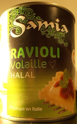 Ravioli volaille Halal front packaging
