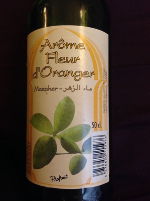 Arôme fleur d'oranger