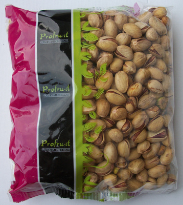 Pistaches grillées salées front packaging