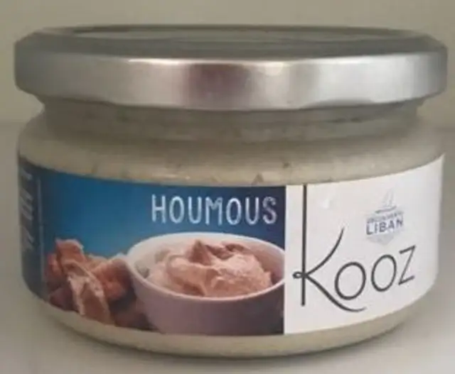 Houmous front packaging