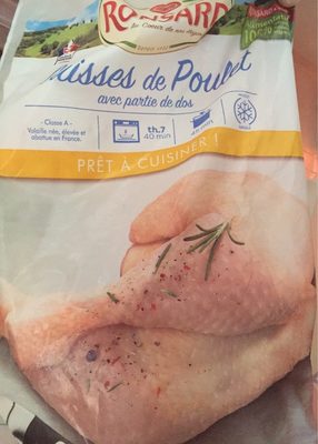 Cuisses de poulet avec partie de dos