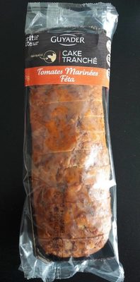 Cake Tranché tomates marinées féta