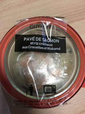 pavé saumon riz crémeux