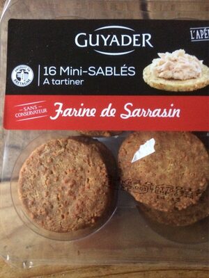 Mini sablés à tartiner