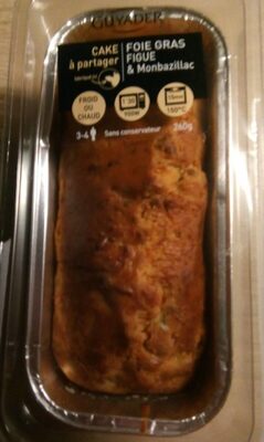 Cake au Foie gras de canard, à la Figue et au Monbazillac