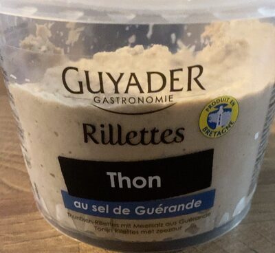 Rillettes de Thon au sel de Guérande front packaging
