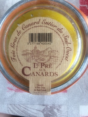 Foie gras Le pré aux canards front packaging