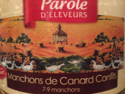 Manchons de canard confits front packaging