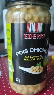 Pois chiches front packaging