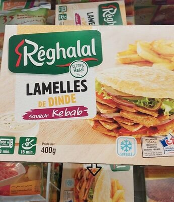 Lamelles de dinde saveur Kebab