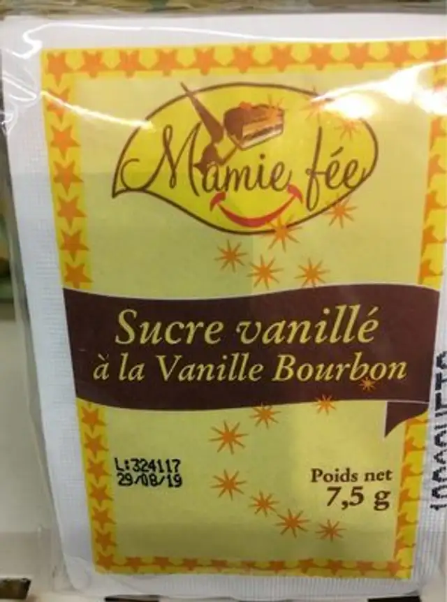 Sucre Vanillé à La Vanille Naturelle Bourbon front packaging