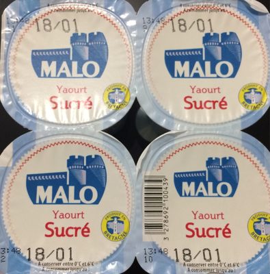 Yaourt Nature Sucré