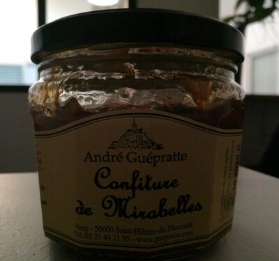 Confiture de Mirabelles front packaging