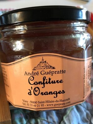 Confiture d'orange front packaging