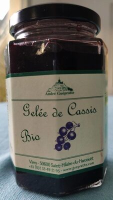 Gelée de cassis front packaging