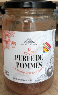 Purée de pommes de Normandie à la fraise
