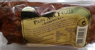 Pain aux fruits "BAEREWECKA"