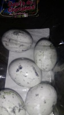 Œufs de cigogne au praliné front packaging