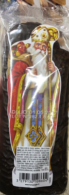 Pain d'épices enrobé de chocolat