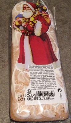 Pain d'épice glacé avec nappage chocolat