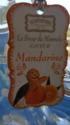 Sirop saveur mandarine