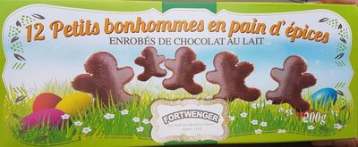 12 Petits bonshommes en pain d'épices