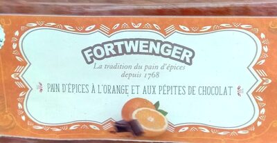 Pain d'épices à l'orange front packaging