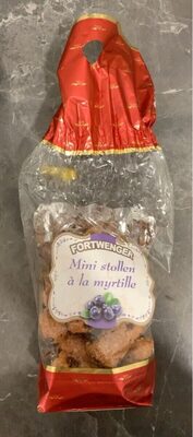 Mini stollen à la myrtille