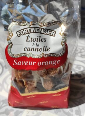 Étoiles a la cannelle saveur orange