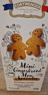 Mini gingerbread men speculoos